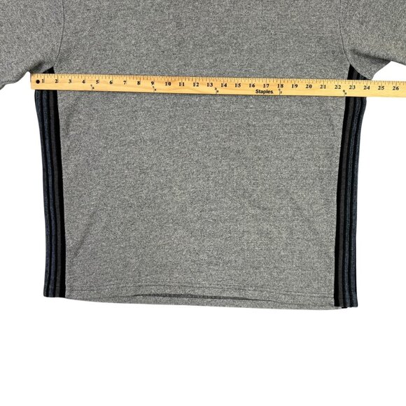 WD Sportswear Sweater Shirt Mens L Gray Short Sleeve V Neck Vintage 90s Y2K - Picture 9 of 9